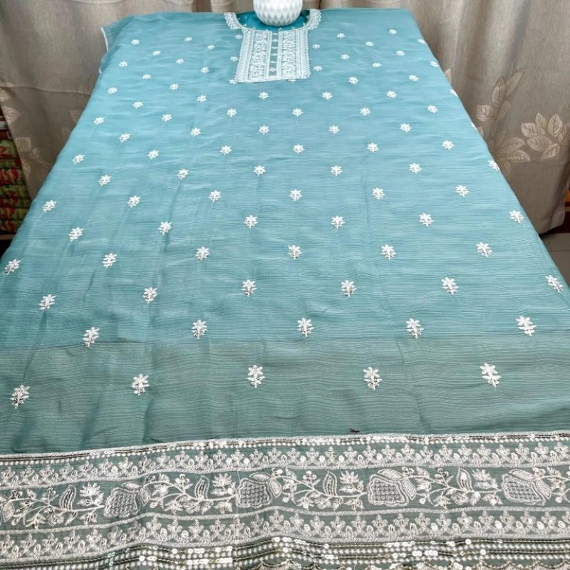 Georgette Semi Stitched Salwar Suit AR-507 PST