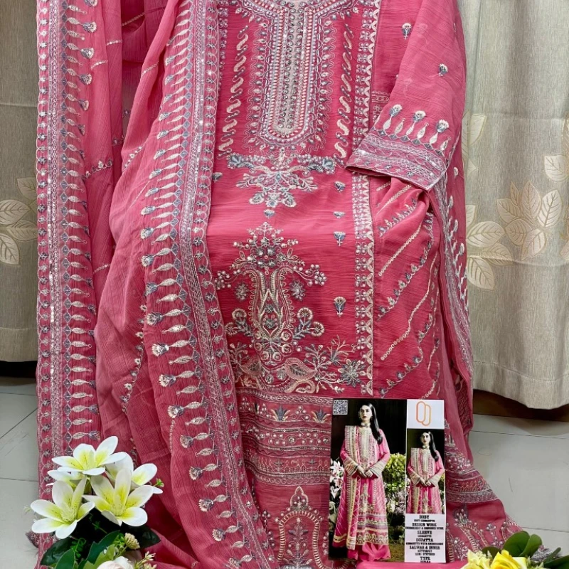 Georgette Semi Stitched Salwar Suit AR-510 MST