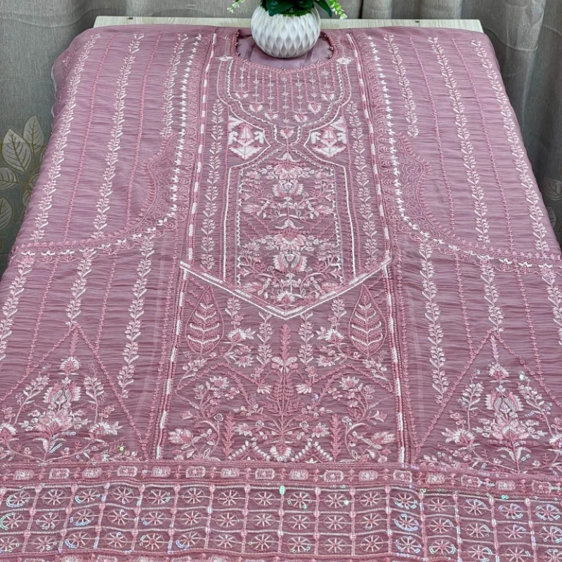 Georgette Semi Stitched Salwar Suit AR-509 PEC