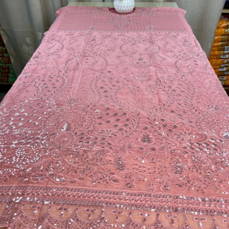 Georgette Semi Stitched Salwar Suit AR-506 BN
