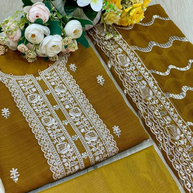Georgette Semi Stitched Salwar Suit AR-507 MSR