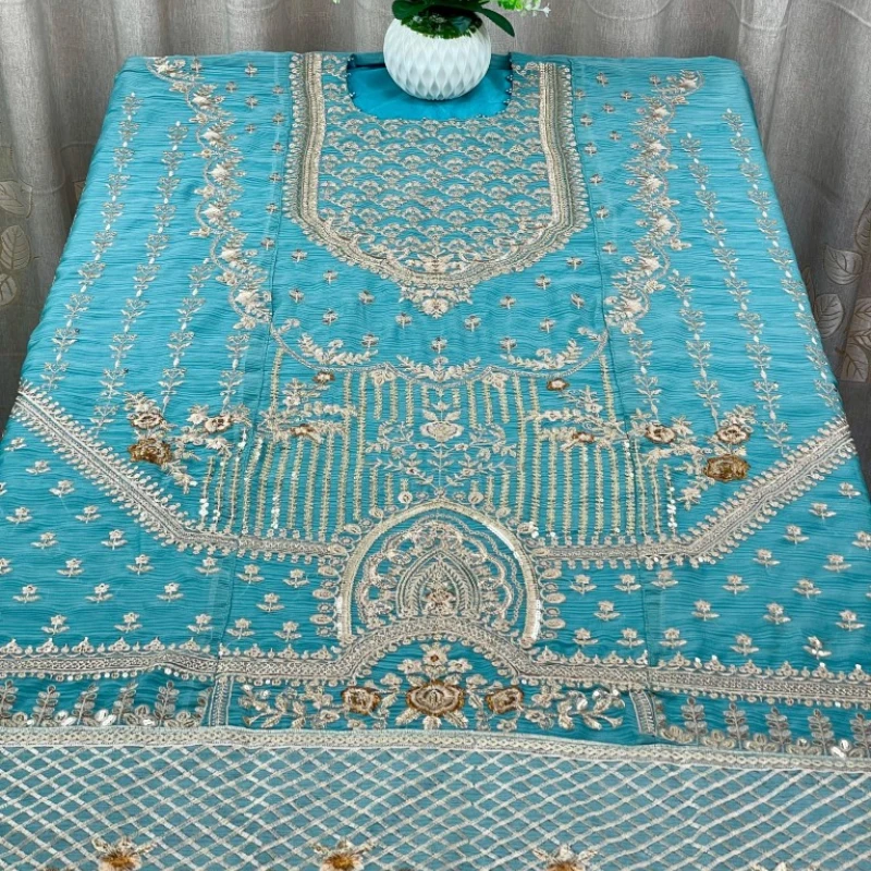 Georgette Semi Stitched Salwar Suit AR-512 PEST