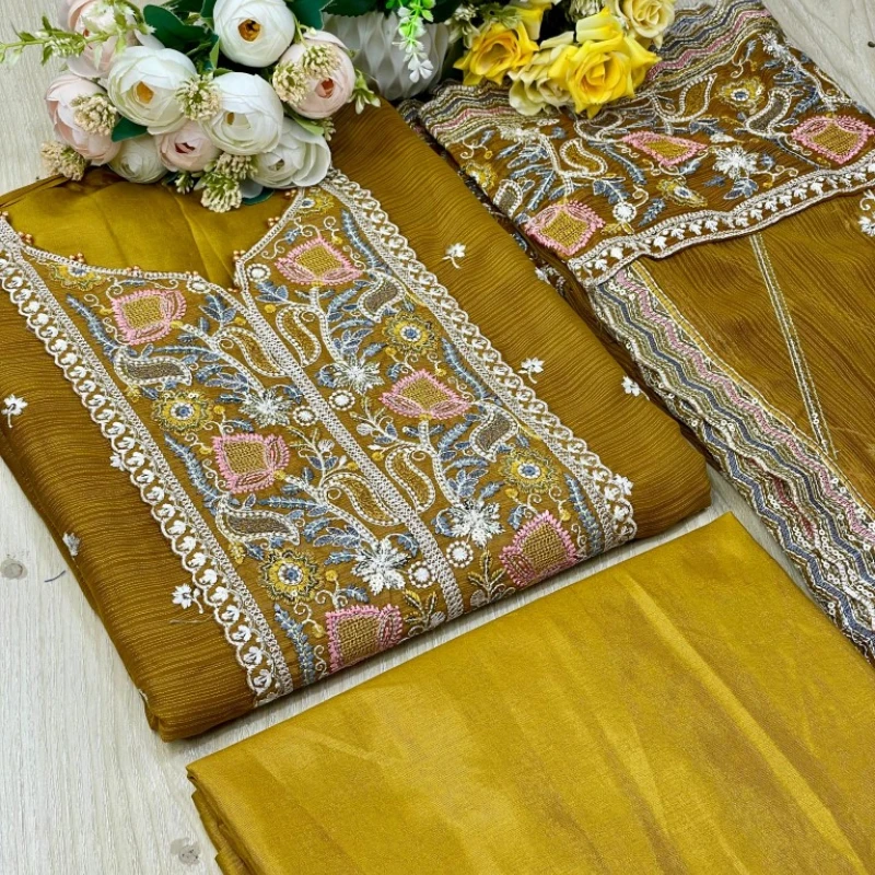 Georgette Semi Stitched Salwar Suit AR-508 MSR