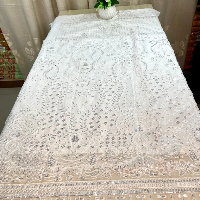 Georgette Semi Stitched Salwar Suit AR-506 WT
